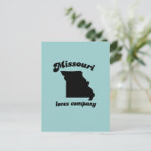 Missouri houdt van bedrijf briefkaart (Staand voorkant)