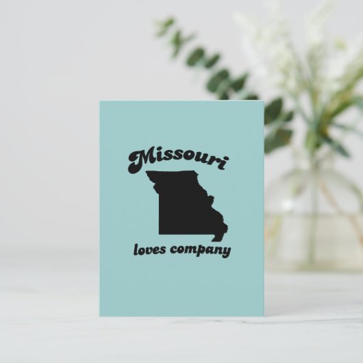 Missouri houdt van bedrijf briefkaart (Staand voorkant)
