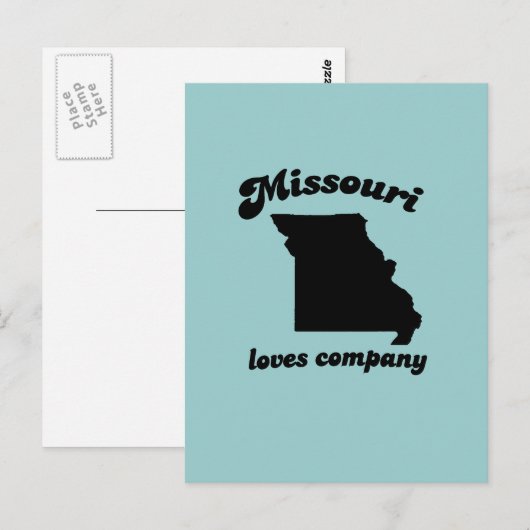 Missouri houdt van bedrijf briefkaart (Voorkant / Achterkant)