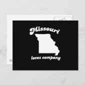 Missouri houdt van bedrijfs T-shirt Briefkaart (Voorkant / Achterkant)