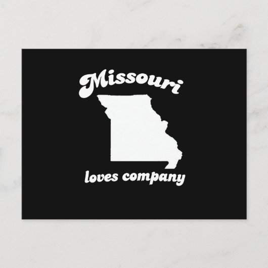 Missouri houdt van bedrijfs T-shirt Briefkaart (Voorkant)