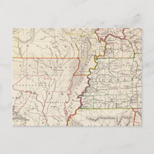 Missouri, Ill, Ky, Tenn, Ala, Miss Ark Briefkaart