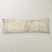 Missouri, Ill, Ky, Tenn, Ala, Miss Ark Lichaamskussen (Achterkant)