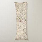 Missouri, Ill, Ky, Tenn, Ala, Miss Ark Lichaamskussen (Voorkant Verticaal)