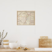 Missouri, Ill, Ky, Tenn, Ala, Miss Ark Poster (Keuken)