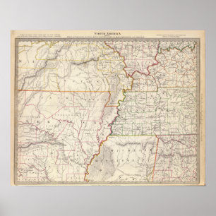 Missouri, Ill, Ky, Tenn, Ala, Miss Ark Poster