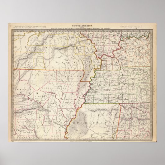 Missouri, Ill, Ky, Tenn, Ala, Miss Ark Poster (Voorkant)