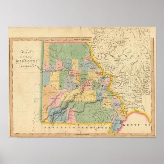 Missouri, Illinois Poster (Voorkant)