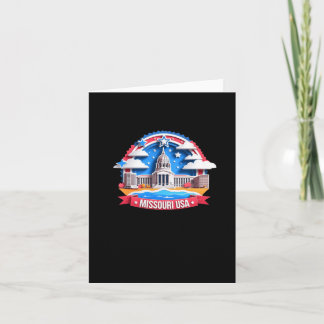 Missouri in de Verenigde Staten Sticker Kaart