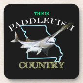 Missouri is Paddlefish Land Bier Onderzetter (Voorkant)