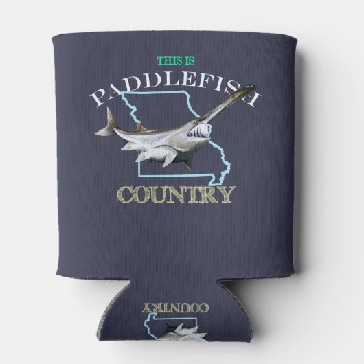 Missouri is Paddlefish Land Blikjeskoeler (Achterkant)