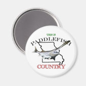 Missouri is Paddlefish Land Magneet (Voorkant / Achterkant)