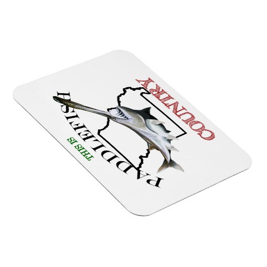 Missouri is Paddlefish Land Magneet (Rechterzijde)