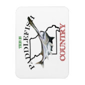 Missouri is Paddlefish Land Magneet (Verticaal)