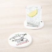 Missouri is Paddlefish Land Zandsteen Onderzetter (Zijkant)