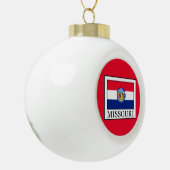 Missouri Keramische Bal Ornament (Links)