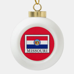 Missouri Keramische Bal Ornament