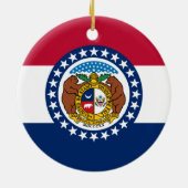 Missouri kerstversiering keramisch ornament (Achterkant)