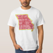 missouri-kleurgrunge t-shirt (Voorkant)