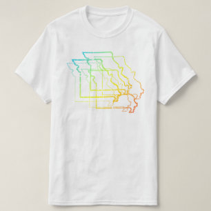 Missouri koel onduidelijk beeld t-shirt