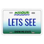 Missouri License Bord Flexible Magneet (Horizontaal)
