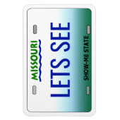 Missouri License Bord Flexible Magneet (Verticaal)