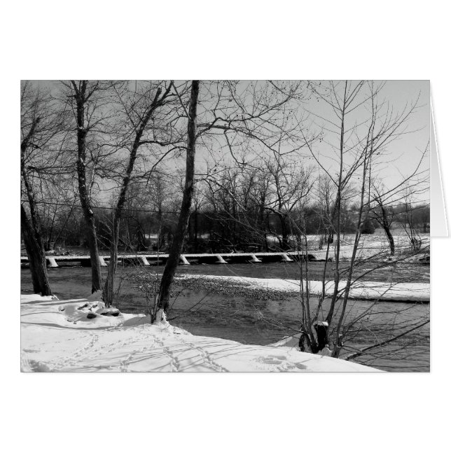 Missouri Low Water Bridge Kaart (Voorkant Horizontaal)