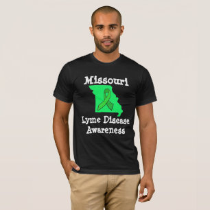 Missouri Lyme-ziekte bewustzijn heren shirt