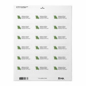 Missouri Map Address Label (Full Sheet)