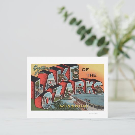 Missouri - Meer van de Ozarks 2 Briefkaart (Staand voorkant)