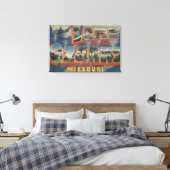 Missouri - Meer van de Ozarks 2 Canvas Afdruk (Insitu (Slaapkamer))