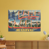 Missouri - Meer van de Ozarks 2 Canvas Afdruk (Insitu (Woonkamer))