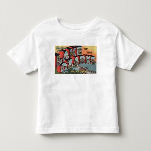 Missouri - Meer van de Ozarks 2 Kinder Shirts (Voorkant)