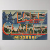 Missouri - Meer van de Ozarks 2 Poster (Voorkant)