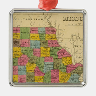 Missouri Metalen Ornament