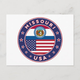Missouri, Missouri-telefooncel, Missouri-sticker, Briefkaart