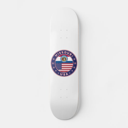 Missouri, Missouri-telefooncel, Missouri-sticker, Persoonlijk Skateboard (Voorkant)