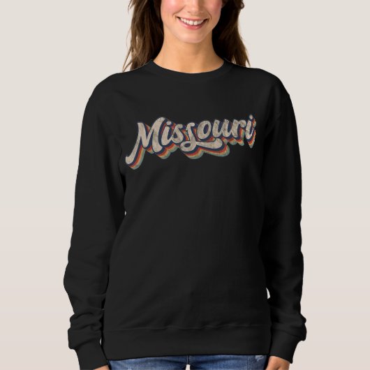 Missouri Mo  staat Retro Trui (Voorkant)