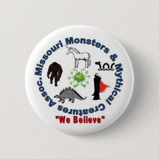 Missouri Monsters & Mythical Created Logo Ronde Button 5,7 Cm