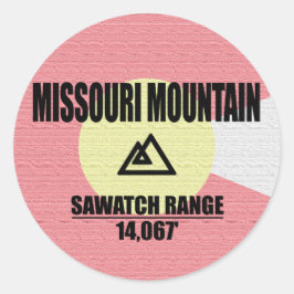 Missouri Mountain Ronde Sticker