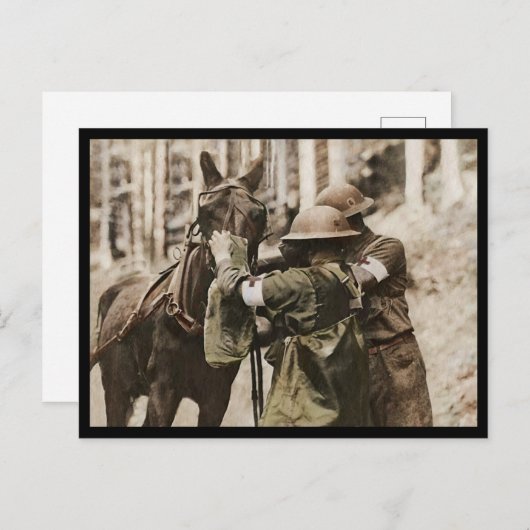 Missouri Mule in een gasmasker Feestdagenkaart (Voorkant / Achterkant)