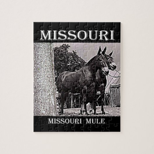 Missouri Mule Legpuzzel (Verticaal)