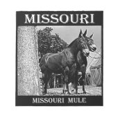 Missouri Mule Notitieblok (Voorkant)