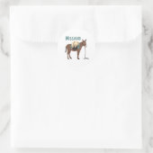 Missouri Mule Ronde Sticker (Tas)