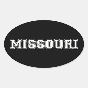 Missouri Ovale Sticker