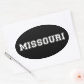Missouri Ovale Sticker (Envelop)