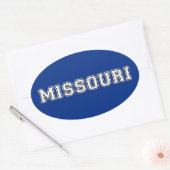 Missouri Ovale Sticker (Envelop)