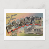 Missouri (Overheidskapitaal/Bloem) Briefkaart (Voorkant)