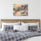 Missouri (Overheidskapitaal/Bloem) Canvas Afdruk (Insitu (Slaapkamer))