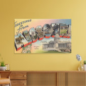 Missouri (Overheidskapitaal/Bloem) Canvas Afdruk (Insitu (Woonkamer))